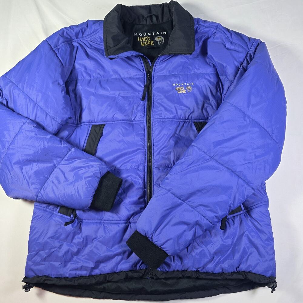 Vintage Y2K Mountain Hardwear Chugach Jacket Mens XL Blue Insulated Puffer